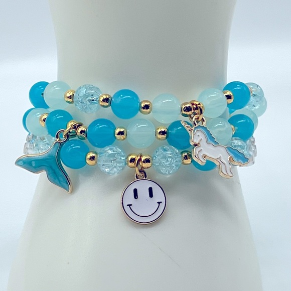 Aquamarine Fantasy Bracelet Set - Picture 4 of 8